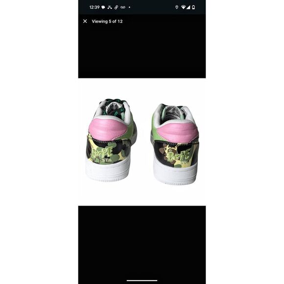 BAPESTA Mo' Wax x Unkle x Bapesta Low M2 'Original Heads' Size 7.5 - Picture 5 of 12